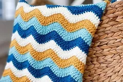 Ocean Waves Blanket Free Crochet Pattern