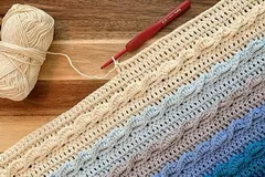 The “Pure Shores” Blanket Free Crochet Pattern