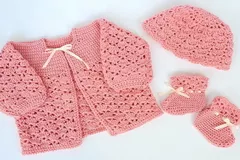 Lemon Drop Set Free Crochet Pattern