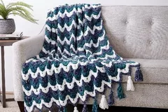 Ogee Stitch Afghan Free Crochet Pattern