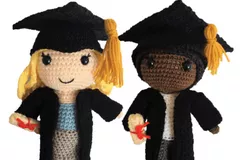 Graduation amigurumi free pattern