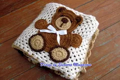 Crochet bear blanket pattern