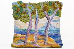 Crochet landscape