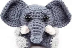 Easy amigurumi elephant