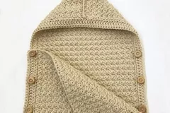 Baby sleeping bag crochet