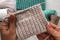 Double sided crochet stitches