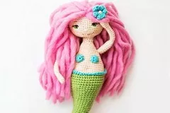 Amigurumi mermaid