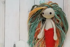 Crochet little mermaid