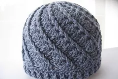 Crochet Pattern spiral beanie