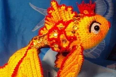 Crochet goldfish pattern