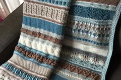 Double trouble crochet blanket