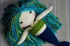 Little mermaid amigurumi pattern