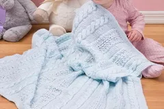 Heavenly baby blanket