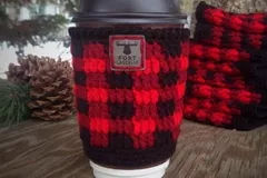 True North (A Buffalo Plaid Cup Cozy)