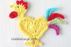 Rooster Applique