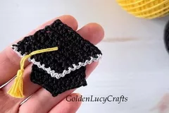 Graduation Cap Applique