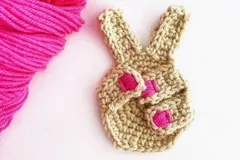 Crochet Peace Sign Applique