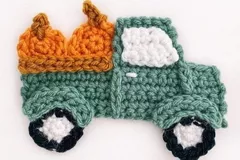 Pumpkin Truck Applique