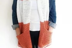 Easy Shawl with Pockets