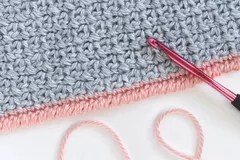 How to Crochet Crab Stitch Edging