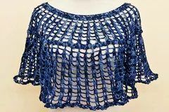 Lace Crochet Poncho