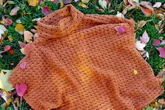 Slant Stitch Crochet Poncho