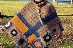 Boho Crochet Poncho