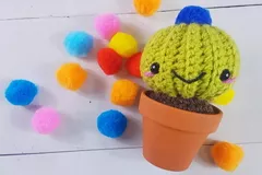 Chubby Cactus Free Crochet Video Tutorial