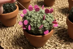 Crochet Cactus Pincushion Pattern