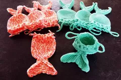 Mermaid Tail Treat Bag Free Crochet Pattern