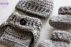 Crochet Baby Accessories Free Pattern Set