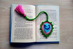 Peacock Feather and Bookmark Free Crochet Pattern