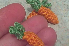 Small Carrots Free Crochet Pattern