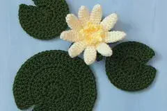 Free crochet lily pad pattern