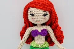 Little mermaid crochet pattern