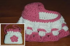 Crochet doll purse pattern free