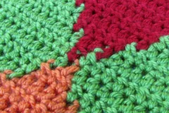 Intarsia crochet technique