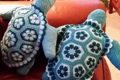 African flower turtle crochet pattern free