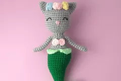 Purrmaid crochet pattern