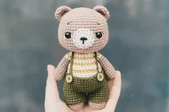 Beautiful bear amigurumi free crochet pattern