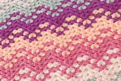 Confetti waves blanket pattern