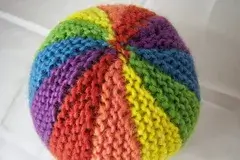 Crochet beach ball