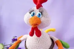 Free amigurumi rooster pattern