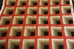 3d mitered granny square pattern