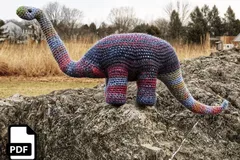 Brachiosaurus Long Neck Dinosaur Crochet Pattern By Crafty Intentions