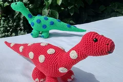 Diplodocus Crochet Pattern By Little Green Bear Gifts