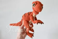 Baby Raptor Dinosaur Pattern By Krawka