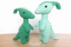 Parasaurolophus Crochet Pattern By Joyful Round