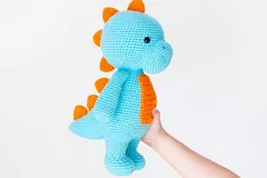 Bruce, The Friendly Dinosaur Crochet Pattern By Bunnies And Yarn