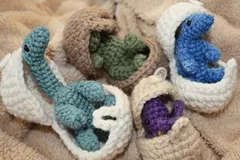 Hatching Dinosaur Eggs Crochet Pattern By Crocheting In Canada